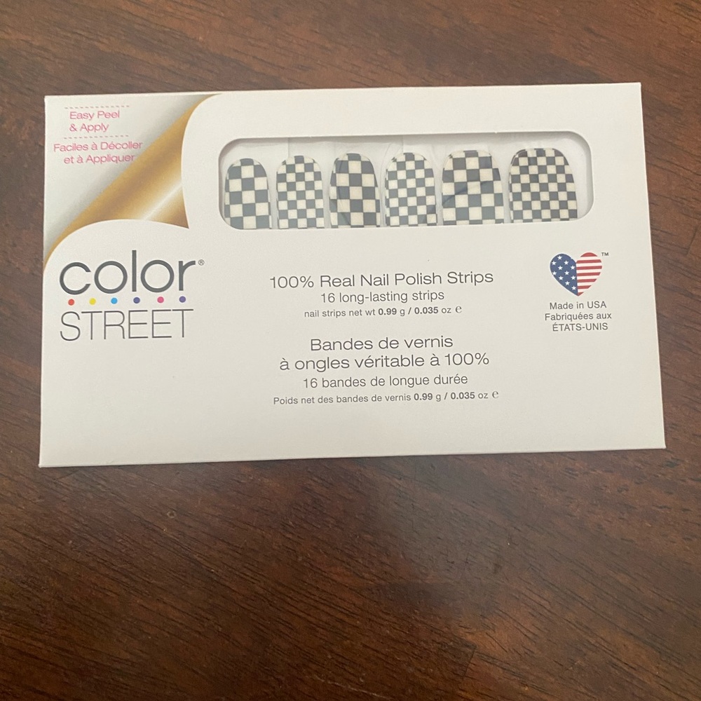 Color street nails, color: check yourself